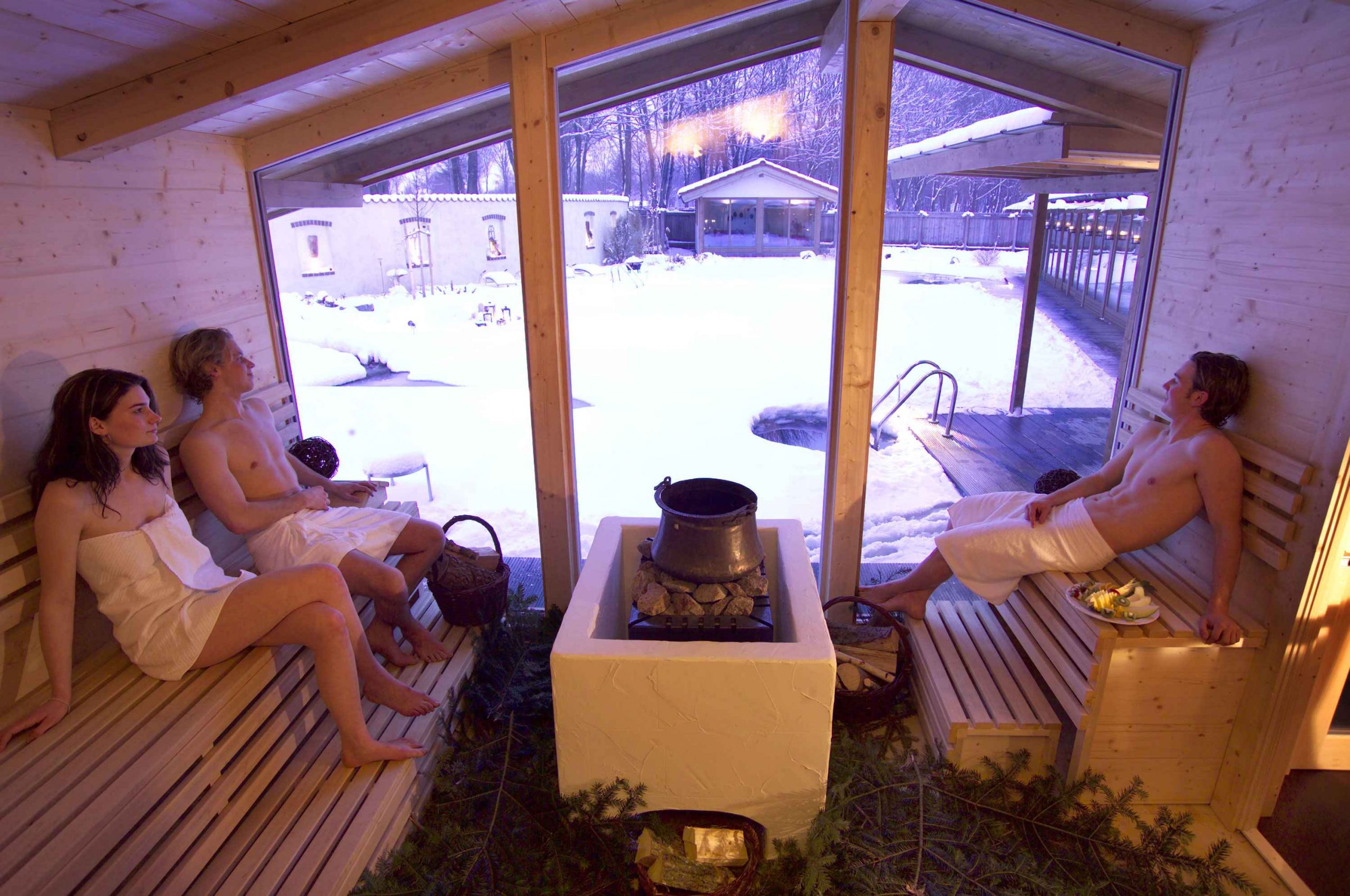 saunalandschaft wellness waging